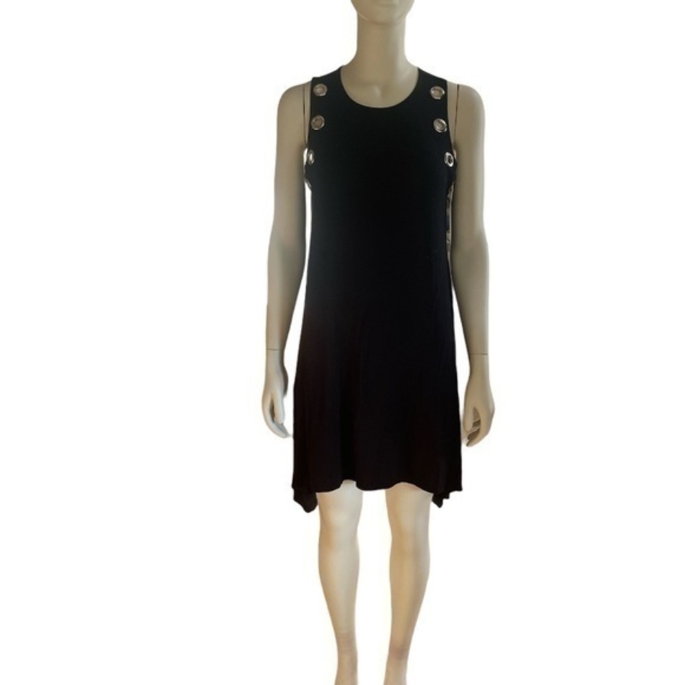 Knee length black dress